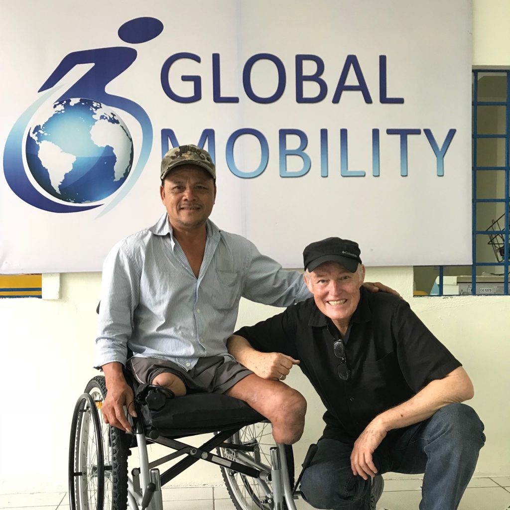 IMG_1145 RoughRider wheelchair distributed in DaNang, Vietnam. January 2018.